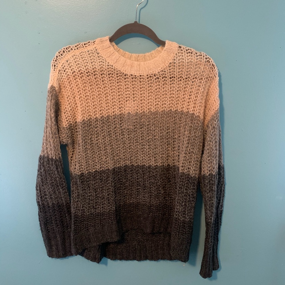 American eagle open knit sweater
